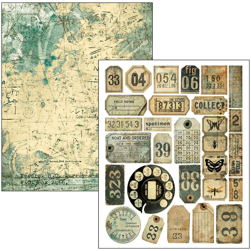 Ciao Bella Mixed Media book Time Capsule A4 Maxi - Craftywaftyshop