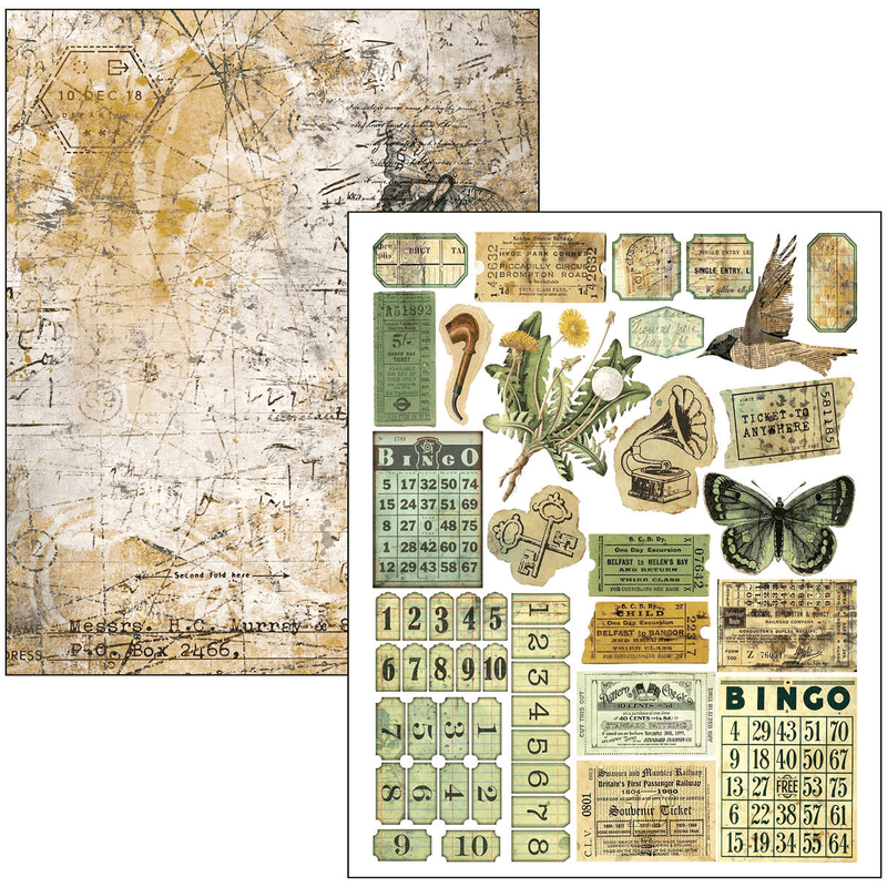 Ciao Bella Mixed Media book Time Capsule A4 Maxi - Craftywaftyshop