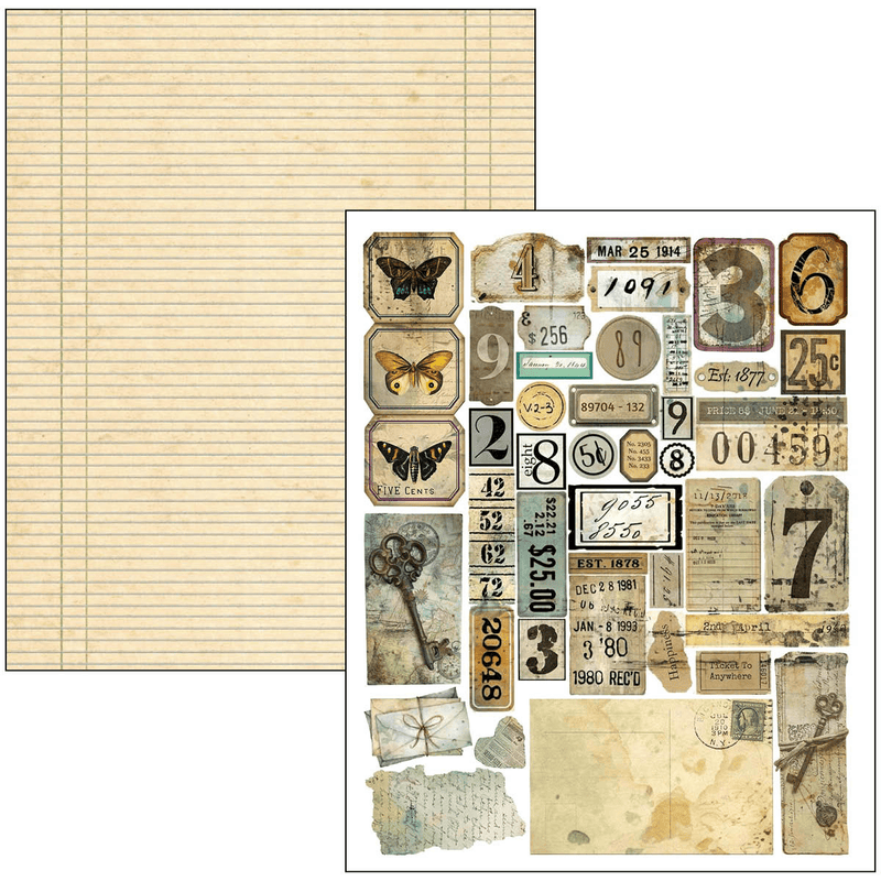 Ciao Bella Mixed Media book Time Capsule A4 Maxi - Craftywaftyshop