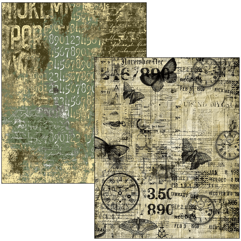 Ciao Bella Mixed Media book Time Capsule A4 Maxi - Craftywaftyshop