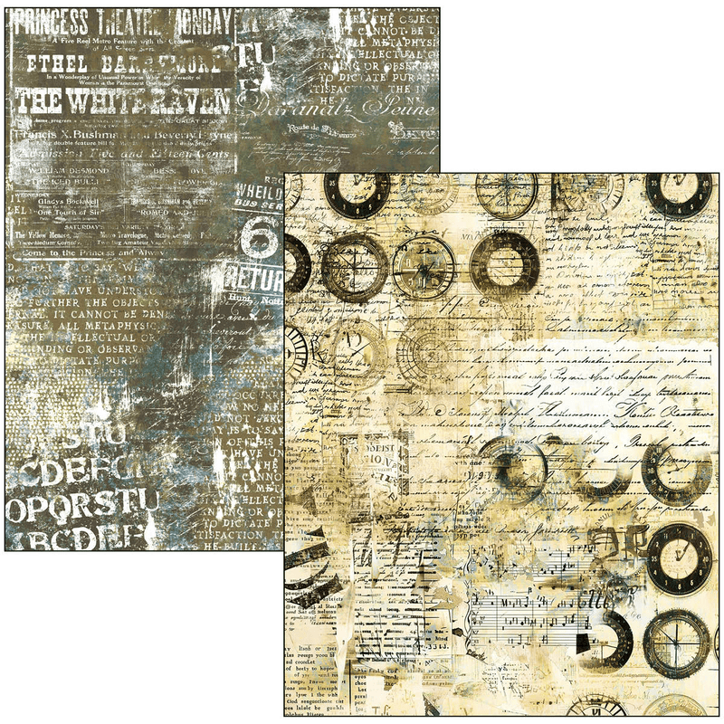 Ciao Bella Mixed Media book Time Capsule A4 Maxi - Craftywaftyshop