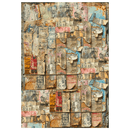 Ciao Bella Mixed Media rice paper A4 set 4/Pkg Journey Ahead - Craftywaftyshop