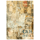 Ciao Bella Mixed Media rice paper A4 set 4/Pkg Journey Ahead - Craftywaftyshop