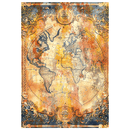 Ciao Bella Mixed Media rice paper A4 set 4/Pkg Past Time - Craftywaftyshop