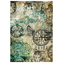 Ciao Bella Mixed Media rice paper A4 set 4/Pkg Time Capsule - Craftywaftyshop