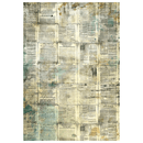 Ciao Bella Mixed Media rice paper A4 set 4/Pkg Time Capsule - Craftywaftyshop