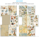 Ciao Bella Paper - Asia Diary - Junk Journal Ephemera Book (CBB028) - Craftywaftyshop