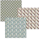Ciao Bella Paper Bohemian Burgundy 6x6 Deluxe & Vellum Dual Pack | CBXQ012 - Craftywaftyshop
