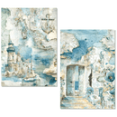 Ciao Bella Paper - Edge of the Ocean - A5 Mixed Media Rice Paper Set | MFS008 - Craftywaftyshop