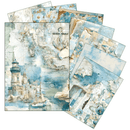 Ciao Bella Paper - Edge of the Ocean - A5 Mixed Media Rice Paper Set | MFS008 - Craftywaftyshop