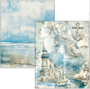 Ciao Bella Paper - Edge of the Ocean - Mixed Media book | MA008 - Craftywaftyshop