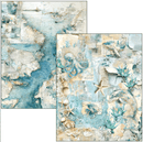 Ciao Bella Paper - Edge of the Ocean - Mixed Media book | MA008 - Craftywaftyshop