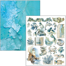 Ciao Bella Paper - Edge of the Ocean - Mixed Media book | MA008 - Craftywaftyshop