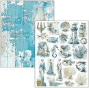 Ciao Bella Paper - Edge of the Ocean - Mixed Media book | MA008 - Craftywaftyshop