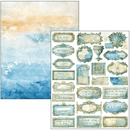 Ciao Bella Paper - Edge of the Ocean - Mixed Media book | MA008 - Craftywaftyshop
