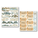 Ciao Bella Paper - Edge of the Ocean - Mixed Media Sticker Set | MB012 - Craftywaftyshop