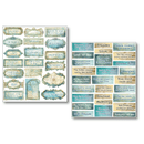 Ciao Bella Paper - Edge of the Ocean - Mixed Media Sticker Set | MB012 - Craftywaftyshop