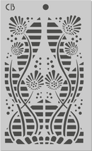 Ciao Bella Paper - Fairy Whispers - Triple Layer Stencil Set (5"x8") - Craftywaftyshop