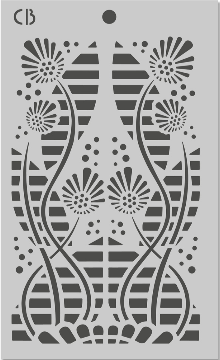 Ciao Bella Paper - Fairy Whispers - Triple Layer Stencil Set (5"x8") - Craftywaftyshop