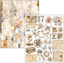 Ciao Bella Paper - Lost in Time - Mixed Media Book | MA007 - Craftywaftyshop