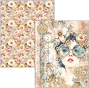 Ciao Bella Paper - Lost in Time - Mixed Media Book | MA007 - Craftywaftyshop