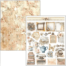 Ciao Bella Paper - Lost in Time - Mixed Media Book | MA007 - Craftywaftyshop
