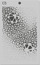 Ciao Bella Paper - Polar Railway - Triple Layer Stencil Set (5"x8") - Craftywaftyshop