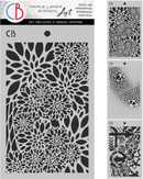 Ciao Bella Paper - Polar Railway - Triple Layer Stencil Set (5"x8") - Craftywaftyshop