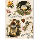 Ciao Bella Paper - Seventies - A5 Rice Paper (mixed x8) | CBRS043 - Craftywaftyshop