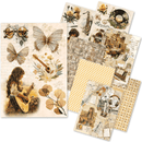 Ciao Bella Paper - Seventies - A5 Rice Paper (mixed x8) | CBRS043 - Craftywaftyshop