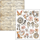 Ciao Bella Paper - The Sound of Spring - Mixed Media Book - Craftywaftyshop