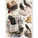 Ciao Bella The Witch's Grimoire A5 Rice Paper | CBRS048 - Craftywaftyshop