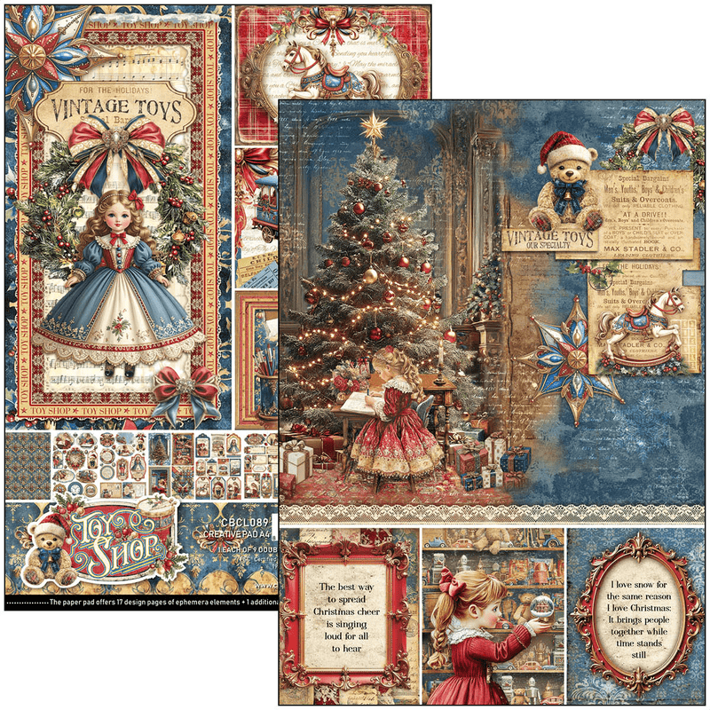 Ciao Bella Toy Shop Creative Pad A4 - Craftywaftyshop