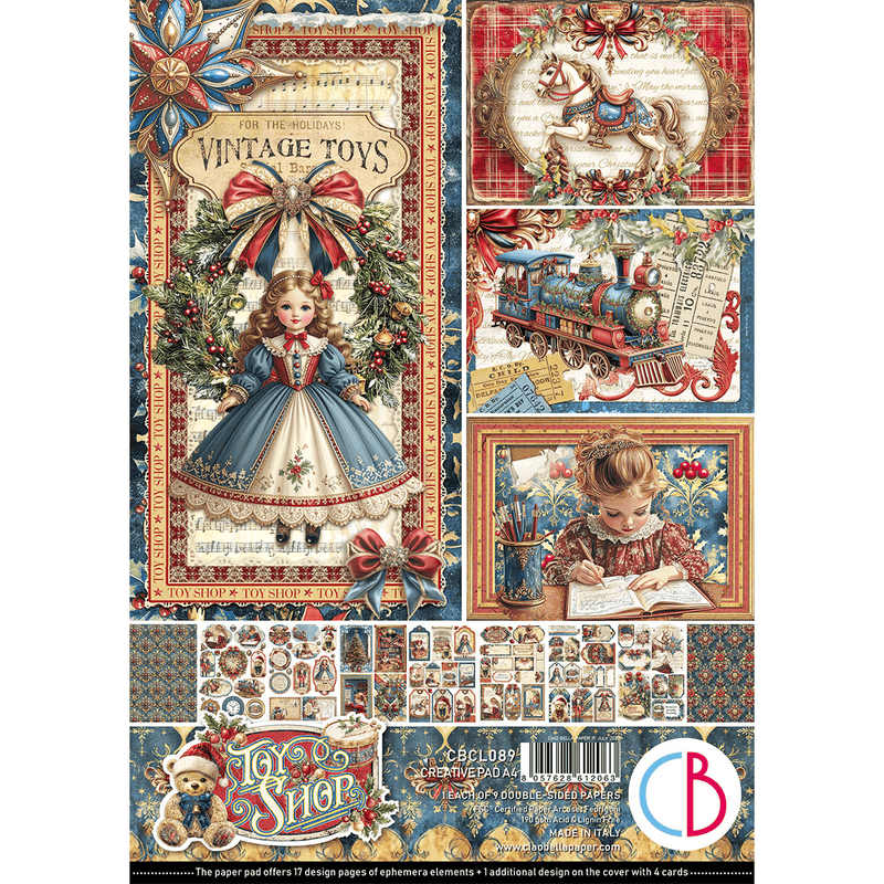 Ciao Bella Toy Shop Creative Pad A4 - Craftywaftyshop