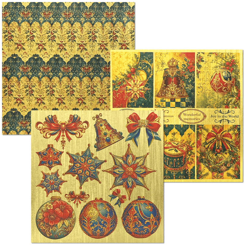 Ciao Bella Toy Shop Deluxe Paper Gold & Vellum Dual Pack MIXED - Craftywaftyshop