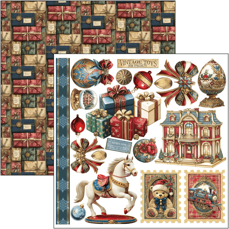 Ciao Bella Toy Shop Fussy Cut Pad 6"x6" - Craftywaftyshop