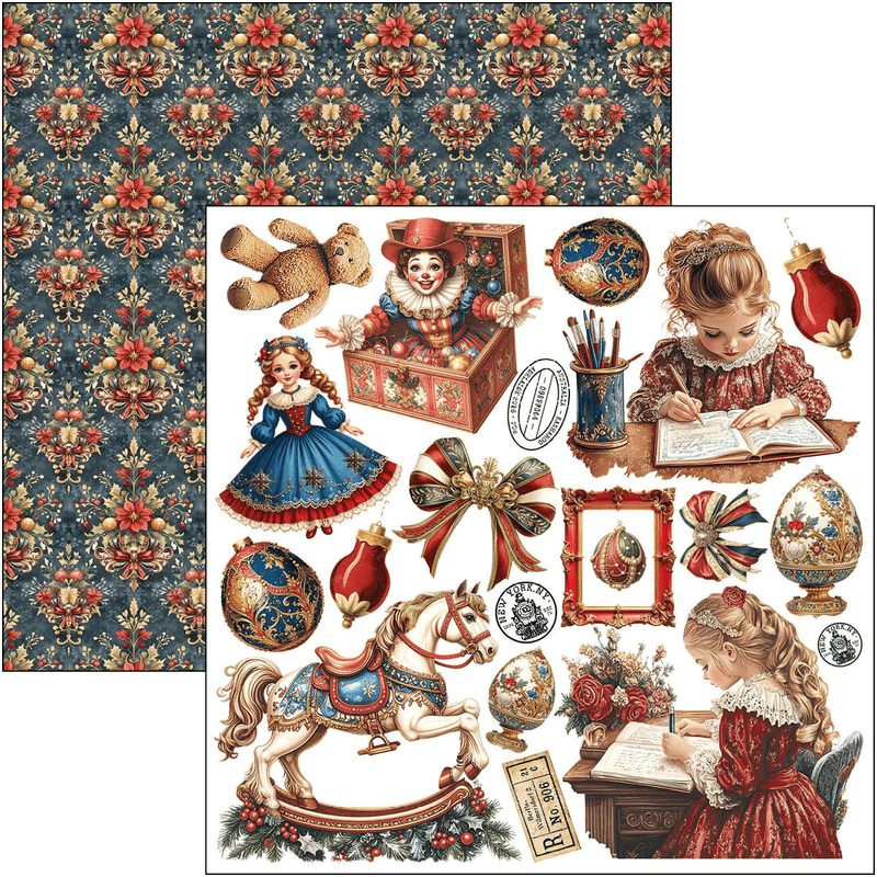 Ciao Bella Toy Shop Fussy Cut Pad 6"x6" - Craftywaftyshop
