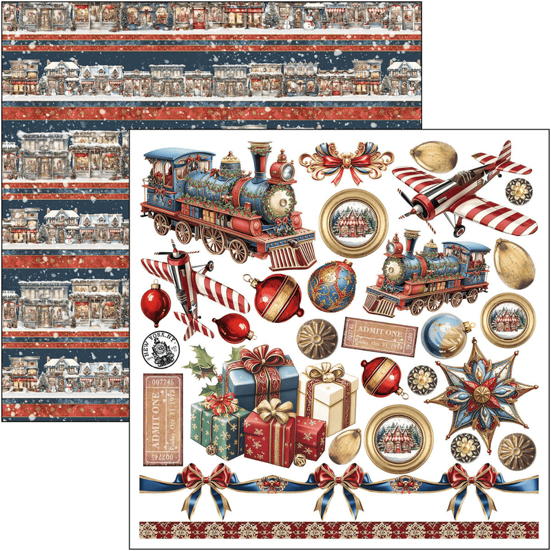 Ciao Bella Toy Shop Fussy Cut Pad 6"x6" - Craftywaftyshop