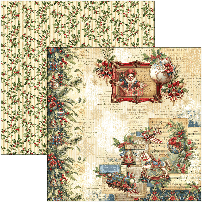 Ciao Bella Toy Shop Pad 8"x8" - Craftywaftyshop