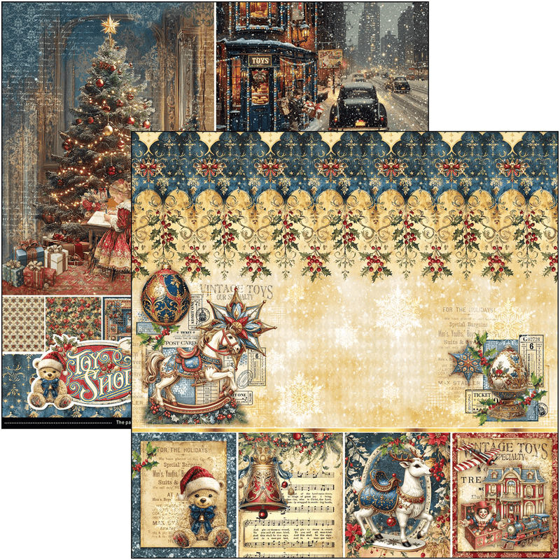 Ciao Bella Toy Shop Pad 8"x8" - Craftywaftyshop