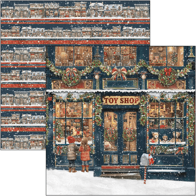 Ciao Bella Toy Shop Paper Pad 12"x12" - Craftywaftyshop