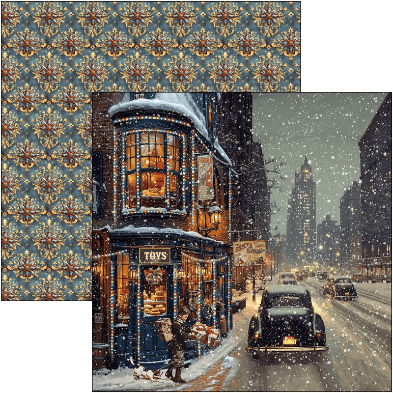 Ciao Bella Toy Shop Paper Pad 12"x12" - Craftywaftyshop