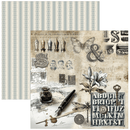 Ciao Bella - Typographic - 12"x12" Paper Pad | CBPM095 - Craftywaftyshop