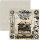 Ciao Bella - Typographic - 12"x12" Paper Pad | CBPM095 - Craftywaftyshop