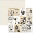 Ciao Bella - Typographic - 12"x12" Paper Pad | CBPM095 - Craftywaftyshop