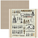 Ciao Bella - Typographic - 12"x12" Paper Pad | CBPM095 - Craftywaftyshop