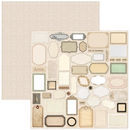 Ciao Bella - Typographic - 12"x12" Paper Pad | CBPM095 - Craftywaftyshop