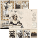 Ciao Bella - Typographic - 12"x12" Paper Pad | CBPM095 - Craftywaftyshop