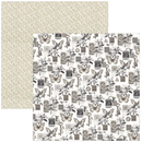 Ciao Bella - Typographic - 12"x12" Paper Pad | CBPM095 - Craftywaftyshop