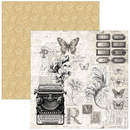 Ciao Bella - Typographic - 12"x12" Patterns Pad | CBT095 - Craftywaftyshop